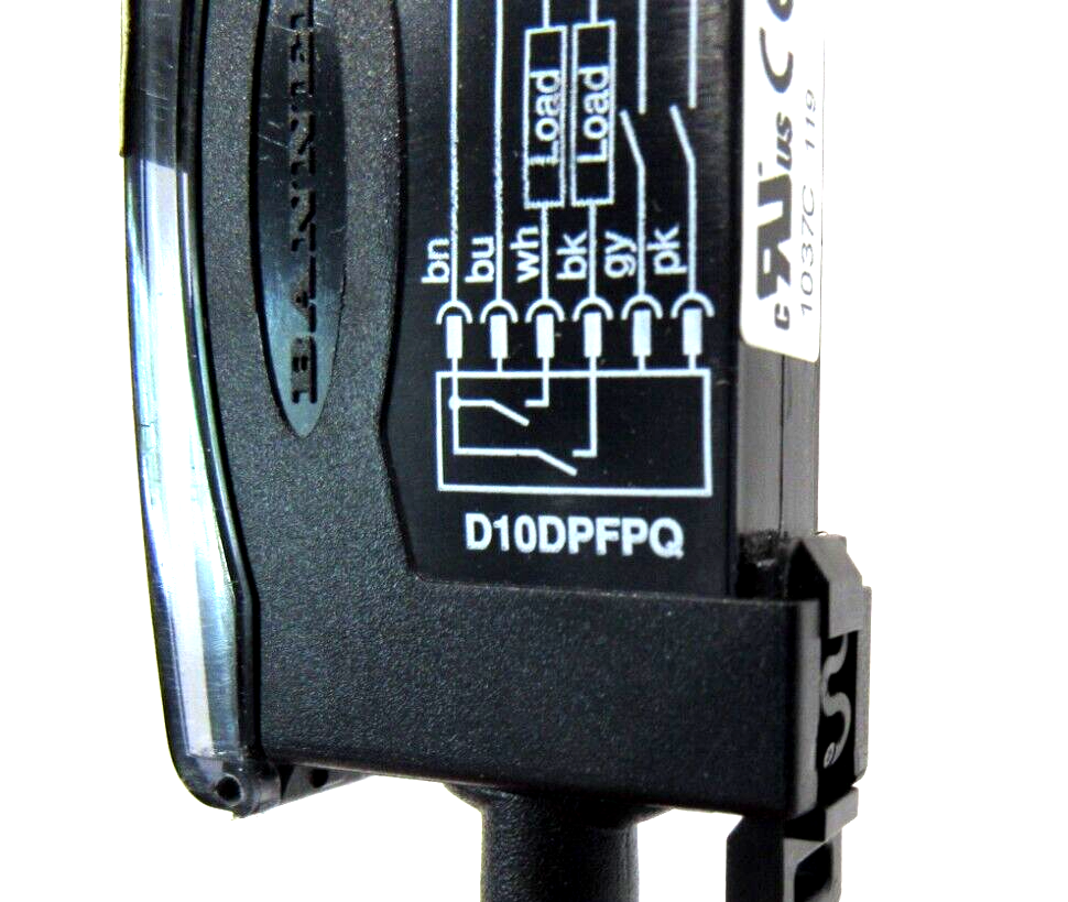 NEW BANNER ENGINEERING D10DPFPQ PHOTOELECTRIC SENSOR - Image 3