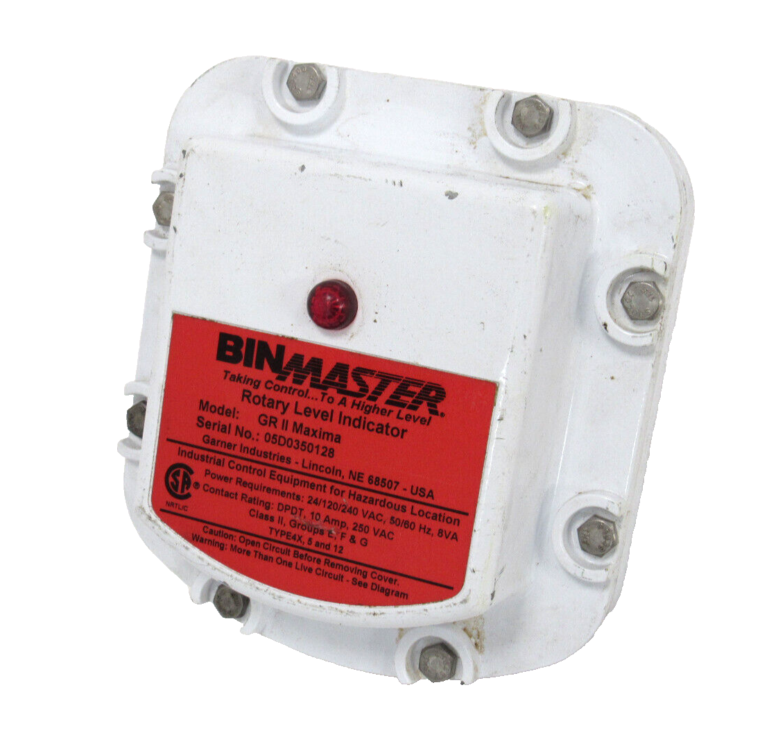 NEW BINMASTER GR-II-MAXIMA ROTARY LEVEL INDICATOR GRIIMAXIMA