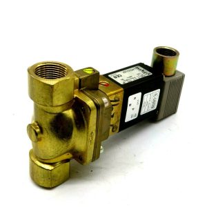 NEW BURKERT 49Z8 BRASS SOLENOID VAVE 453016K 120V 60HZ 8W 0282 A 3/4