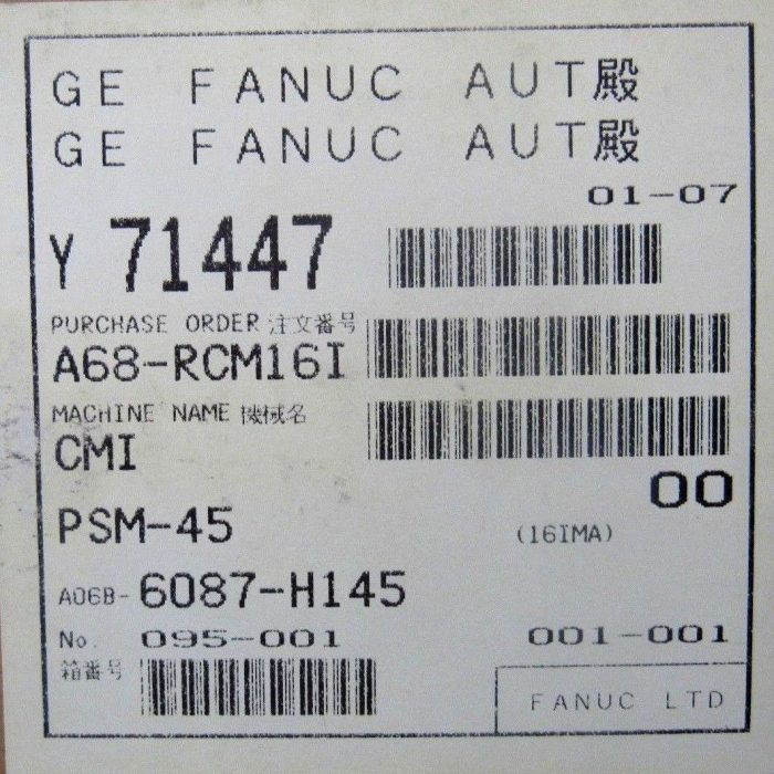 NEW GE FANUC A06B-6087-H145 POWER SUPPLY MODULE A06B6087H145 - Image 5