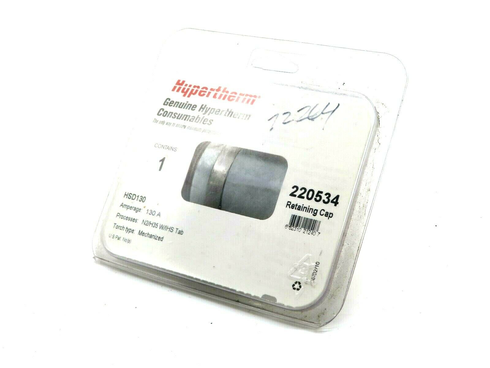 NEW HYPERTHERM 220534 RETAINING CAP - SB Industrial Supply, Inc.