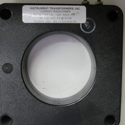 NEW INSTRUMENT TRANSFORMERS 8SHT-152-1 CURRENT TRANSFORMER 8SHT1521