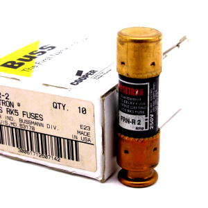 NEW LOT OF 10 BUSSMANN FRN-R-2 FUSES FRNR2
