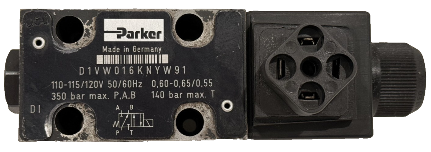 NEW PARKER D1VW016KNYW91 DIRECTIONAL CONTROL VALVE 110-1115/120V 50/60HZ - Image 5