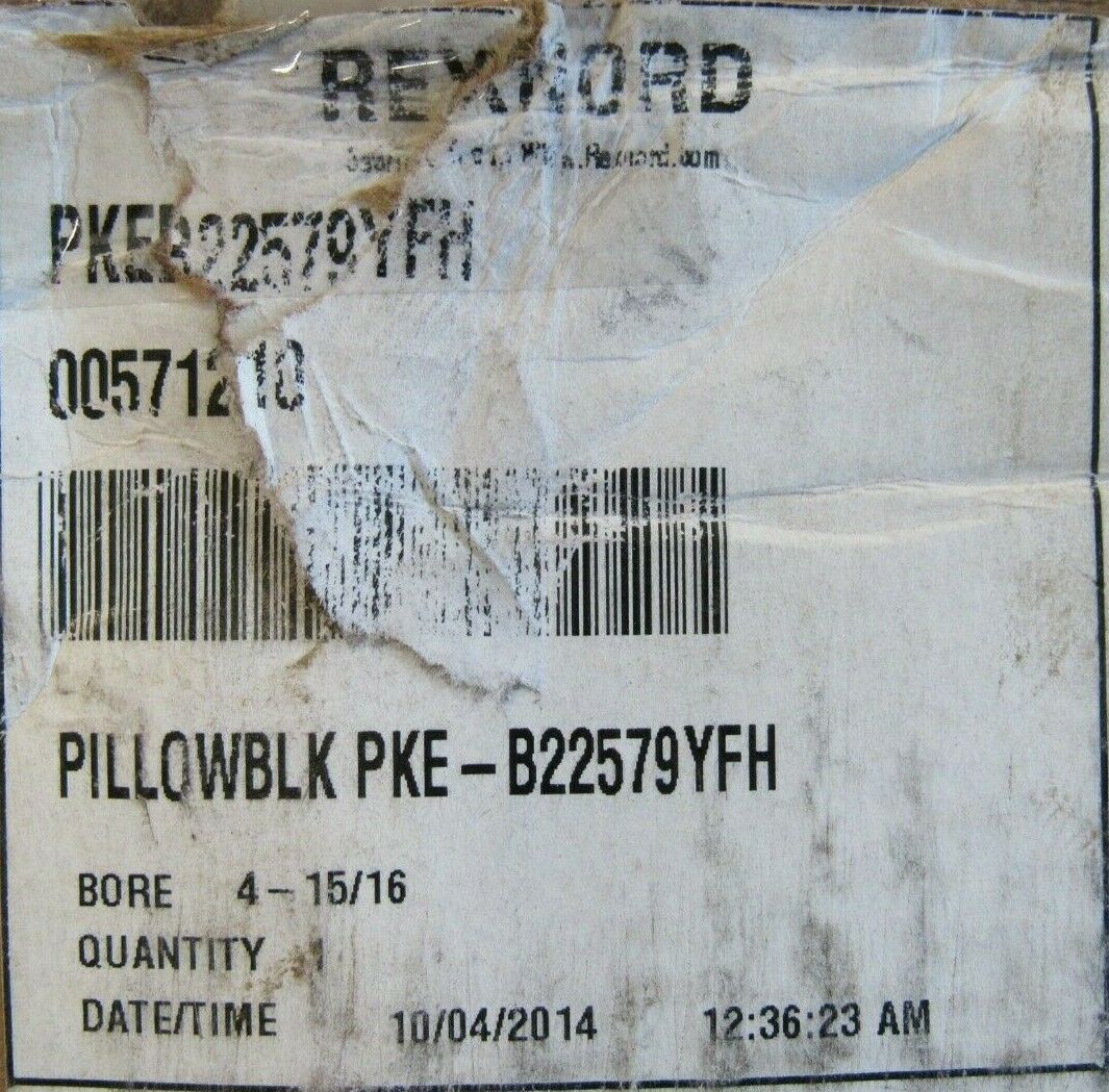 NEW REXNORD PKEB22579YFH PILLOW BLOCK BEARING 4-15/16" - Image 5