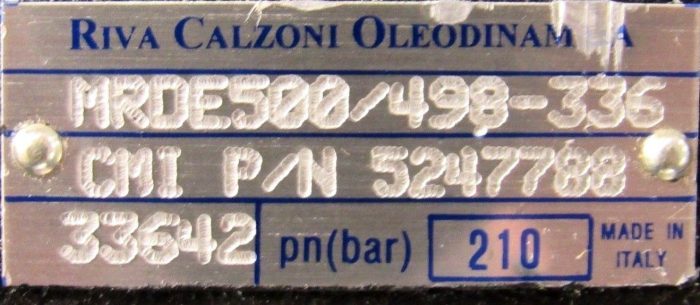 NEW RIVA CALZONI MRDE500/498-336 RADIAL MOTOR MRDE500498336 5247788 - Image 4