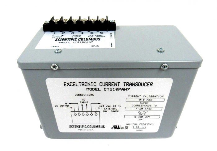 NEW SCIENTIFIC COLUMBUS CT510PAN7 CURRENT TRANSDUCER - Image 3