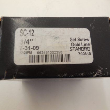 NEW SEALMASTER SC-12 BEARING CARTRIDGE SC12