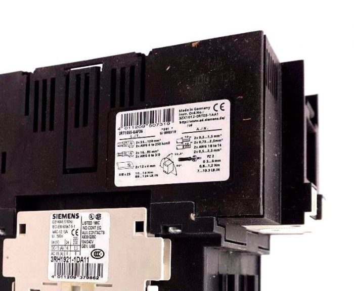 NEW SIEMENS 3RT1055-6AF36 CONTACTOR 3RT10556AF36 - Image 4