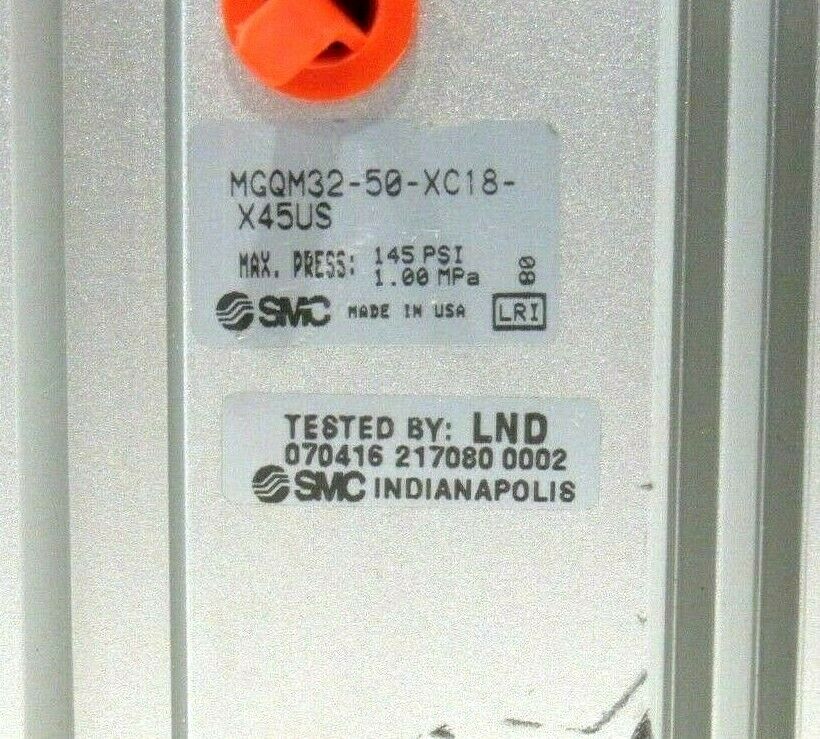 NEW SMC MGQM32-50-XC18-X45US CYLINDER MGQM3250XC18X45US - Image 4