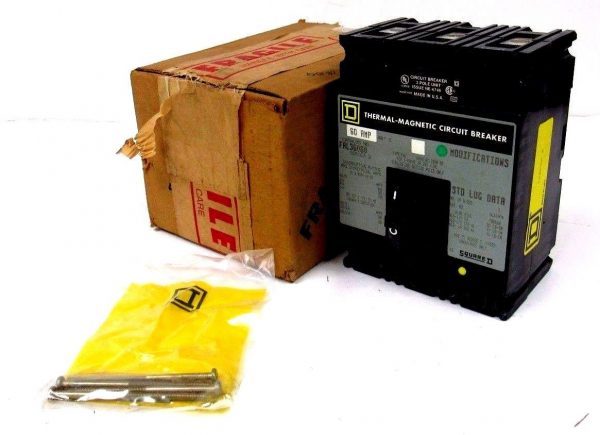 NEW SQUARE D FAL36060 CIRCUIT BREAKER SERIES 2 600VAC 250DCV 3 POLE 60A
