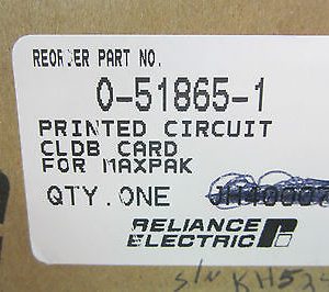 REMANUFACTURED RELIANCE ELECTRIC 0-51865-1 PC BOARD 0518651