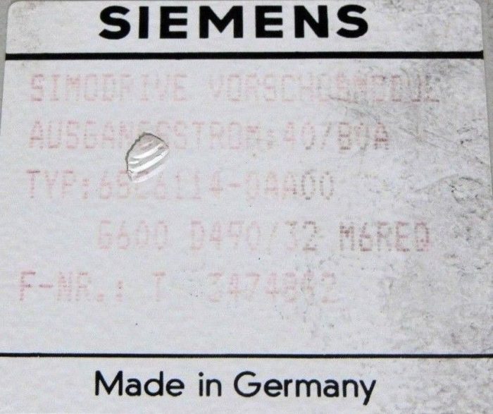 REMANUFACTURED SIEMENS 6SC6114-0AA00 SERVO DRIVE 6SC61140AA00 - Image 6