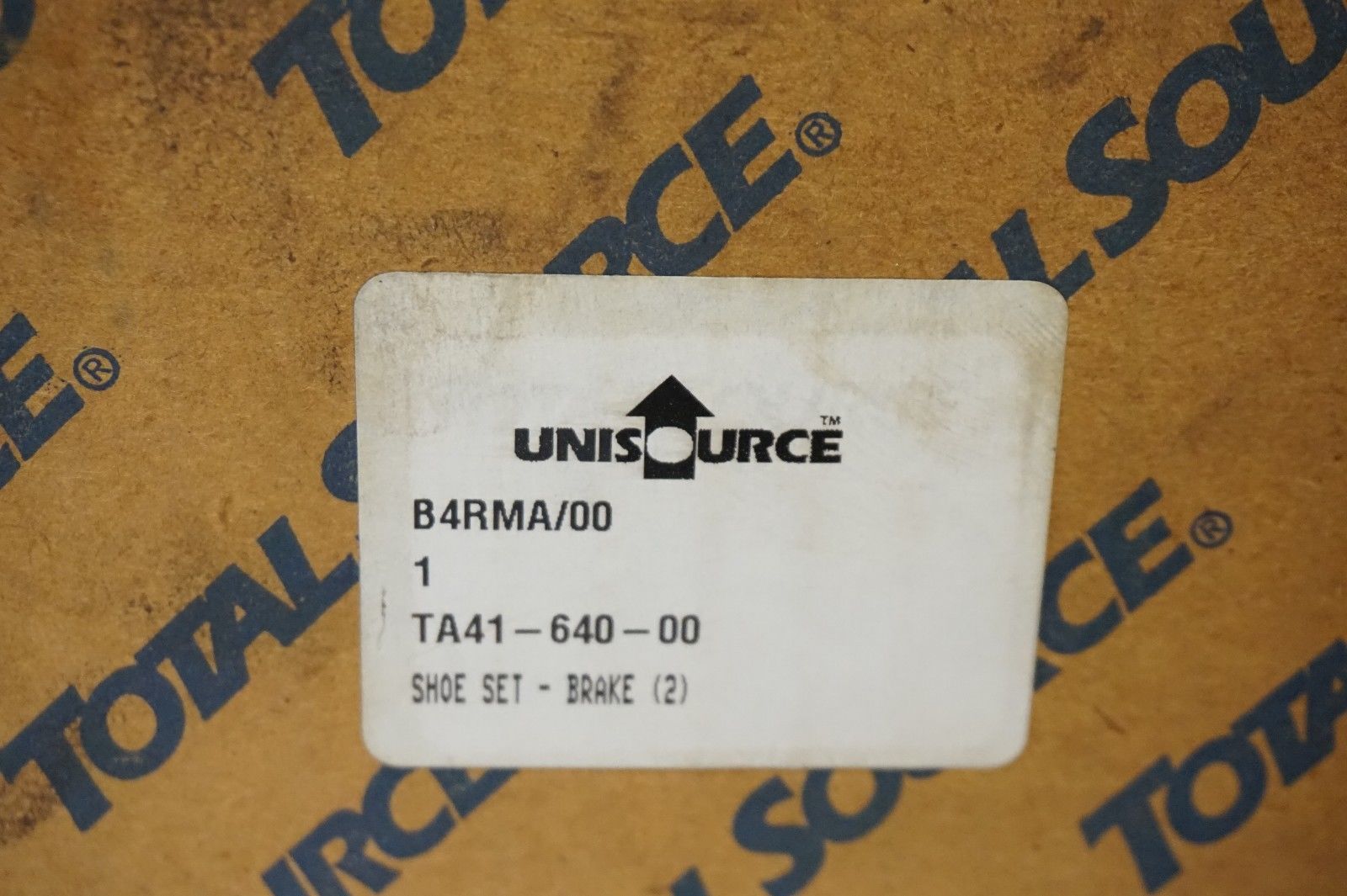 2 NEW UNISOURCE TA41-640-00 BRAKE SHOE SET TA4164000 - Image 3