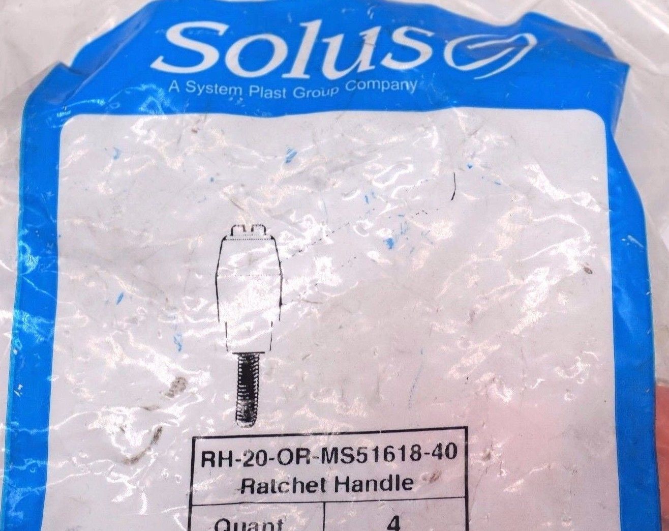 4 NEW SOLUS RH-20-OR-MP51618-40 RATCHET HANDLES RH20ORMP5161840 - Image 3