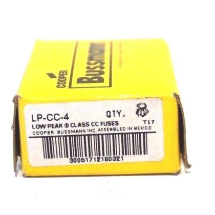8 NEW BUSSMANN LP-CC-4 FUSES LPCC4