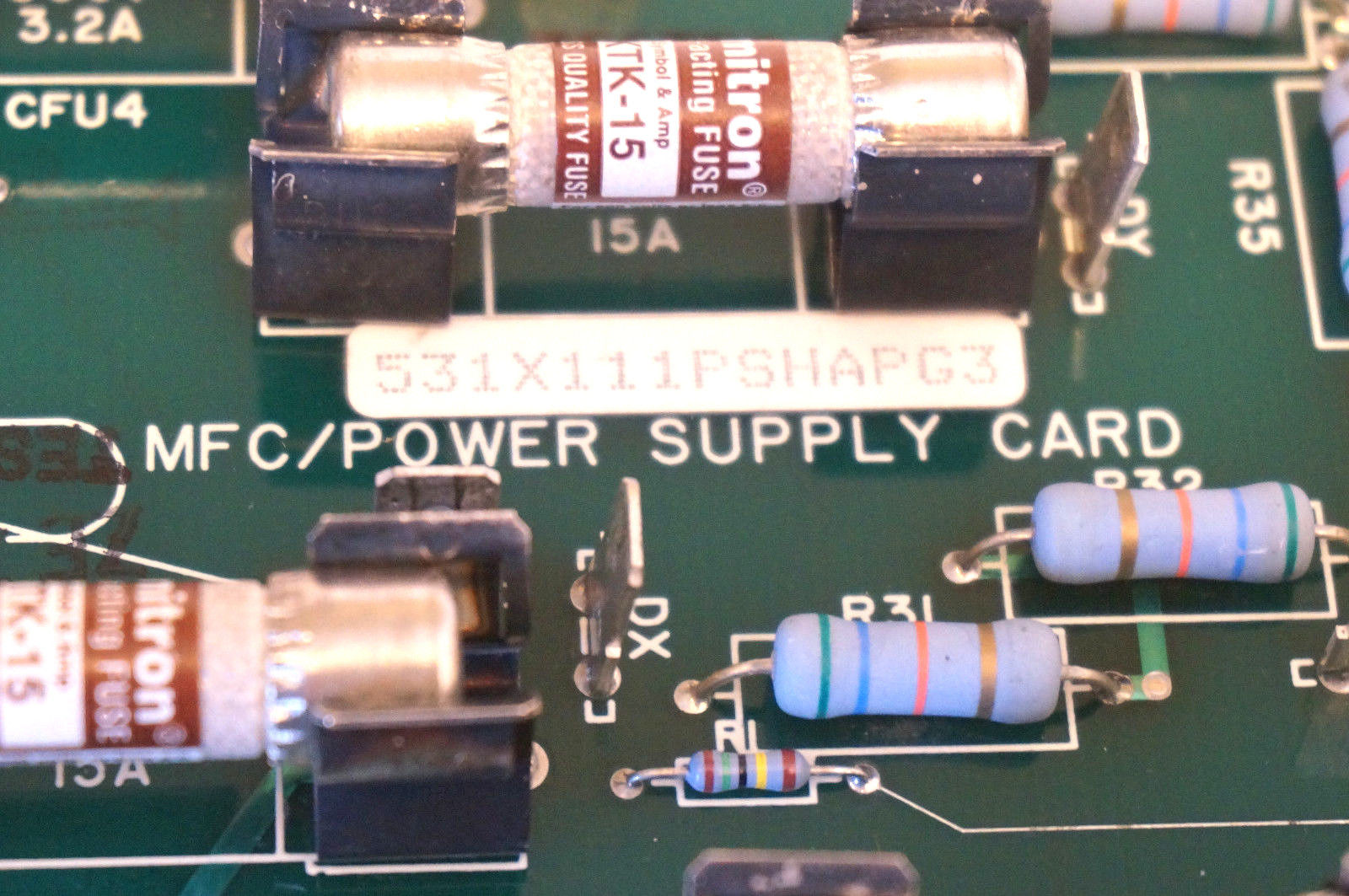 REFURBISHED GE FANUC 531X111PSHAPG3 POWER SUPPLY CARD F31X111PSHALG1 FR01/0 - Image 6