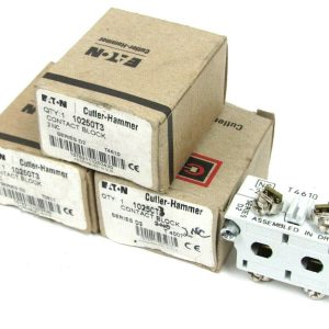 LOT OF 3 NEW CUTLER HAMMER 10250T3 CONTACT BLOCKS