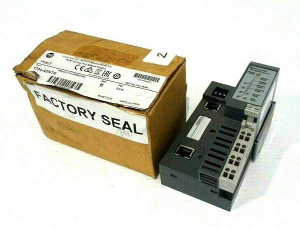 NEW ALLEN BRADLEY 1734-AENTR DUAL PORT NETWORK ADAPTOR SER.B 1734AENTR