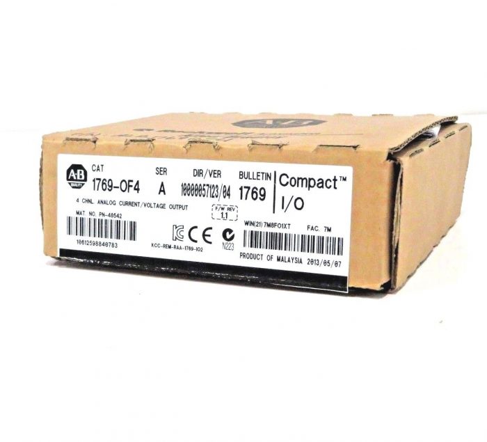 NEW ALLEN BRADLEY 1769-OF4 OUTPUT MODULE SERIES A 1769OF4, 48542