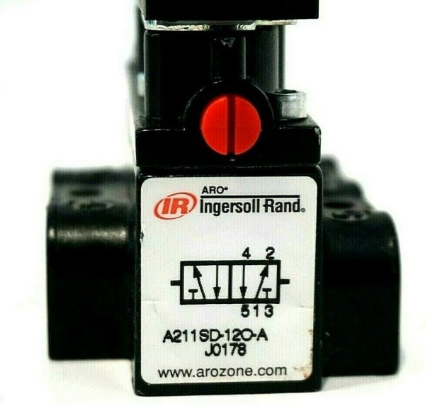 NEW ARO INGERSOLL RAND A211SD-120-A SOLENOID AIR CONTROL VALVE A211SD120A - Image 3