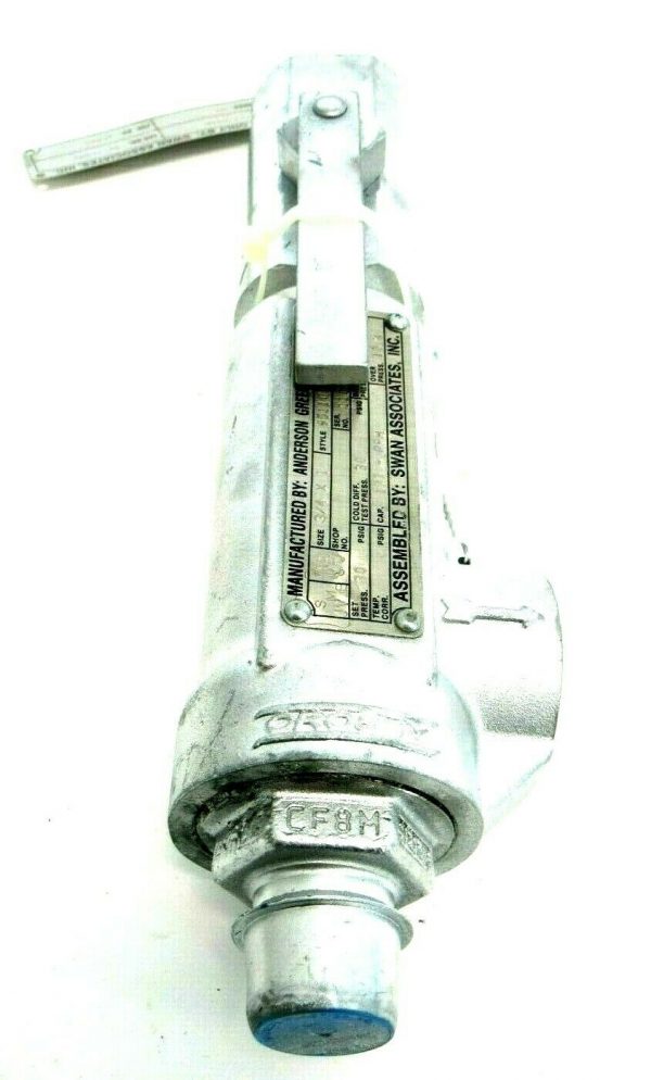 NEW CROSBY 951101MFD PRESSURE RELIEF VALVE 3/4x1 30PSI - Image 3