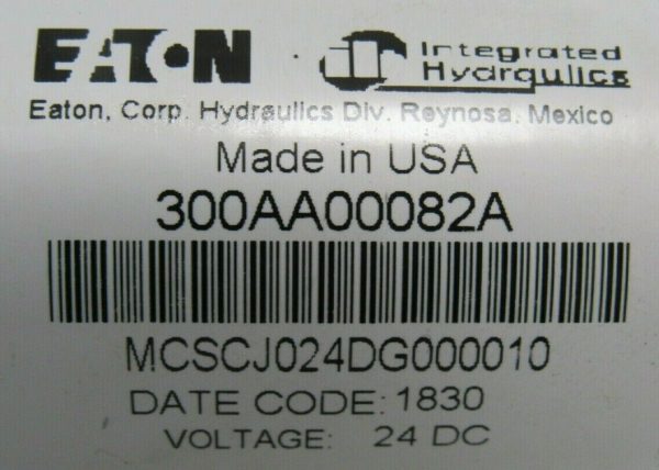 NEW EATON SV3-12-C-0-0 SOLENOID VALVE MCSCJ024DG000010 SV312C000 300AA00082A - Image 3