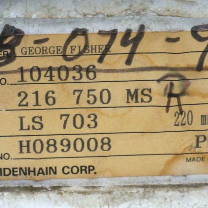 NEW HEIDENHAIN 216-750-MS LINEAR ENCODER LS-703, 220MM
