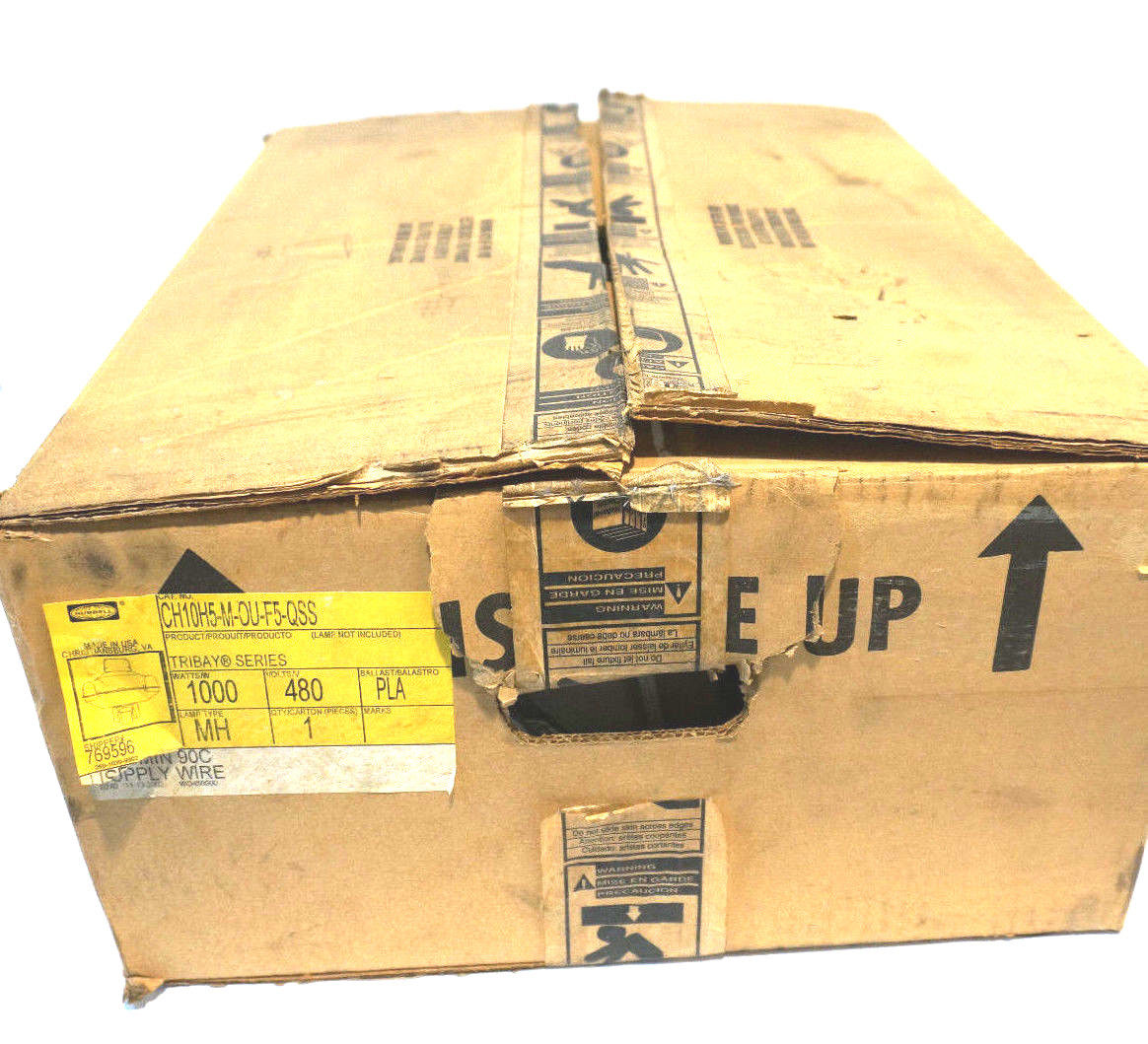 NEW HUBBELL CH10H5-M-0U-F5-QSS LIGHT FIXTURE TRIBAY SERIES CH10H5M0UF5QSS