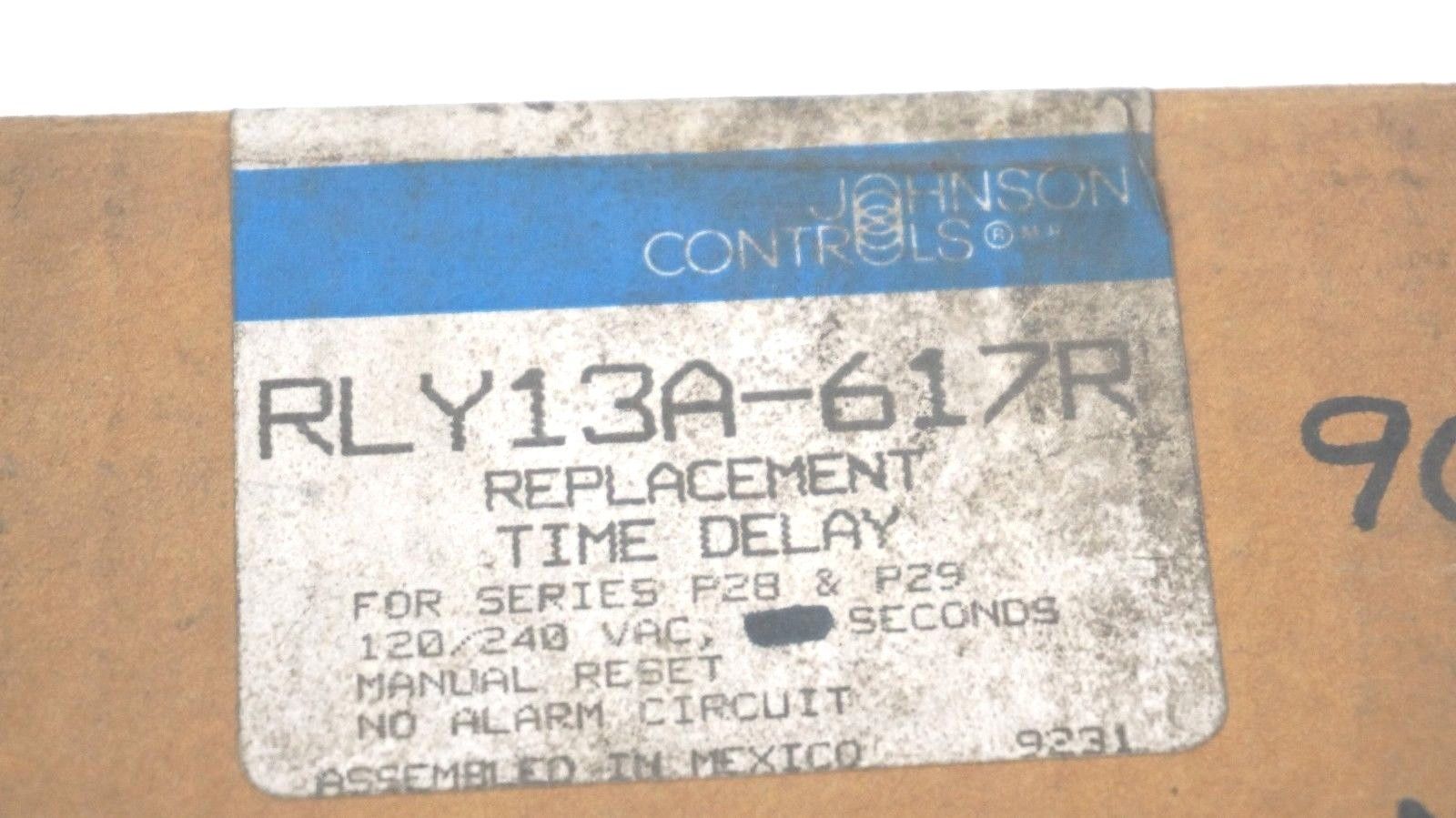 NEW JOHNSON CONTROLS RLY13A-617R TIME DELAY RLY13A617R - Image 3