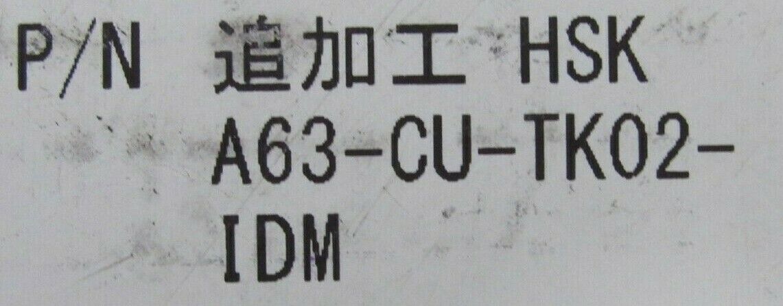 NEW KURODA HSKA63-CU-TK02 TOOL HOLDER KEB 0515-2C HSKA63CUTK02