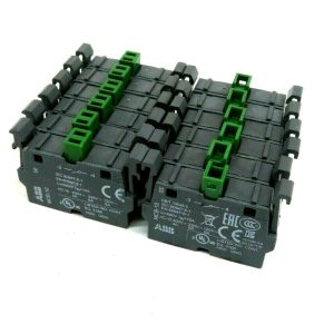 NEW LOT OF 12  ABB MCB-10 CONTACT BLOCK MCB10
