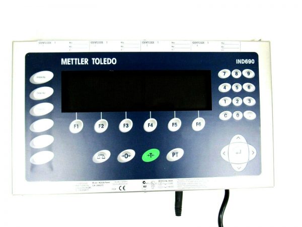 NEW METLER TOLEDO IND690-PANEL WEIGHING TERMINAL IND690PANEL 69P10001A - Image 4