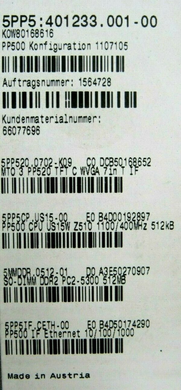 NEW METTLER TOLEDO 5PP5:401233.001-00 POWER PANEL 500 5PP540123300100 66077853 - Image 7