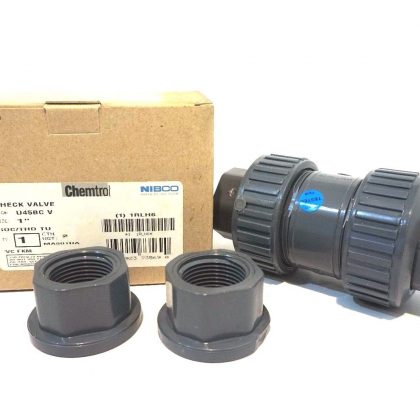 NEW NIBCO CHEMTROL U45BCV 1" CHECK VALVE