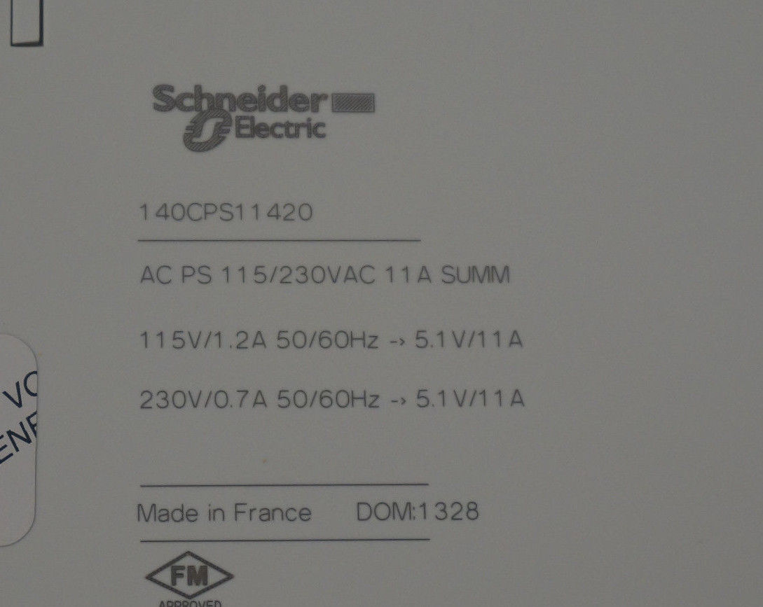 NEW SCHNEIDER ELECTRIC 140-CPS-114-20 POWER SUPPLY MODULE 140CPS11420 - Image 4