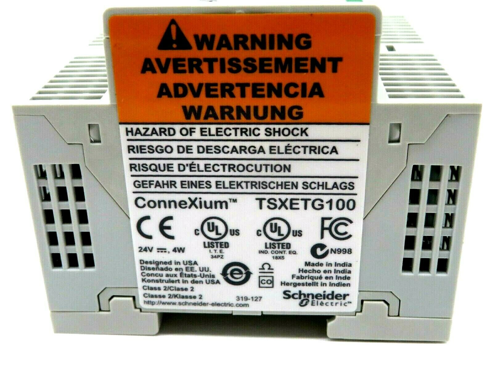 NEW SCHNEIDER ELECTRIC TSXETG100 ETHERNET GATEWAY 24V 4W - Image 3