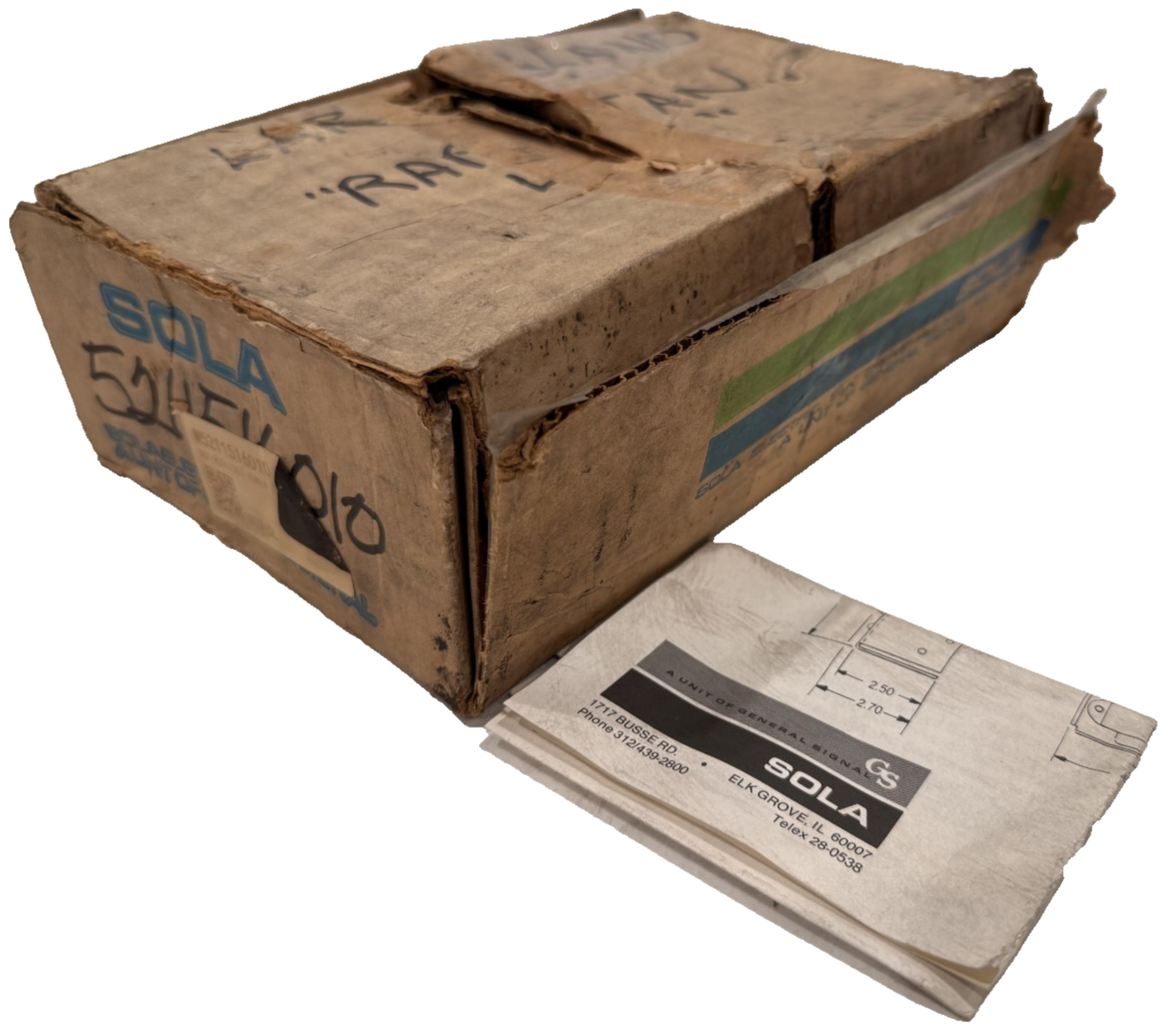 NEW SOLA 83-05-230-2 ELECTRIC POWER SUPPLY 115/230VAC 83052302
