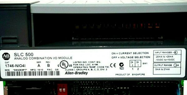 USED ALLEN BRADLEY 1746-NIO41 I/O MODULE SER.A REV.B 1746NIO41 - Image 4
