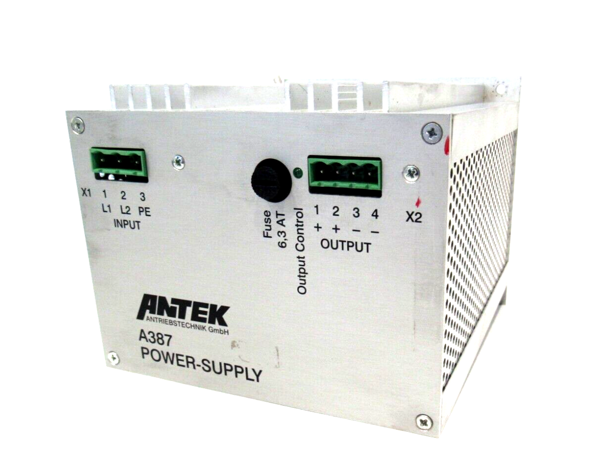 USED ANTEK A387-00-00 POWER SUPPLY 480VAC 50/60HZ A3870000