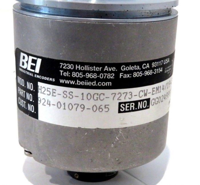 USED BEI H25E-SS-10GC-7273-CW-EM14/19-S ENCODER 924-01079-065 H25ESS10GCEM1419S - Image 4