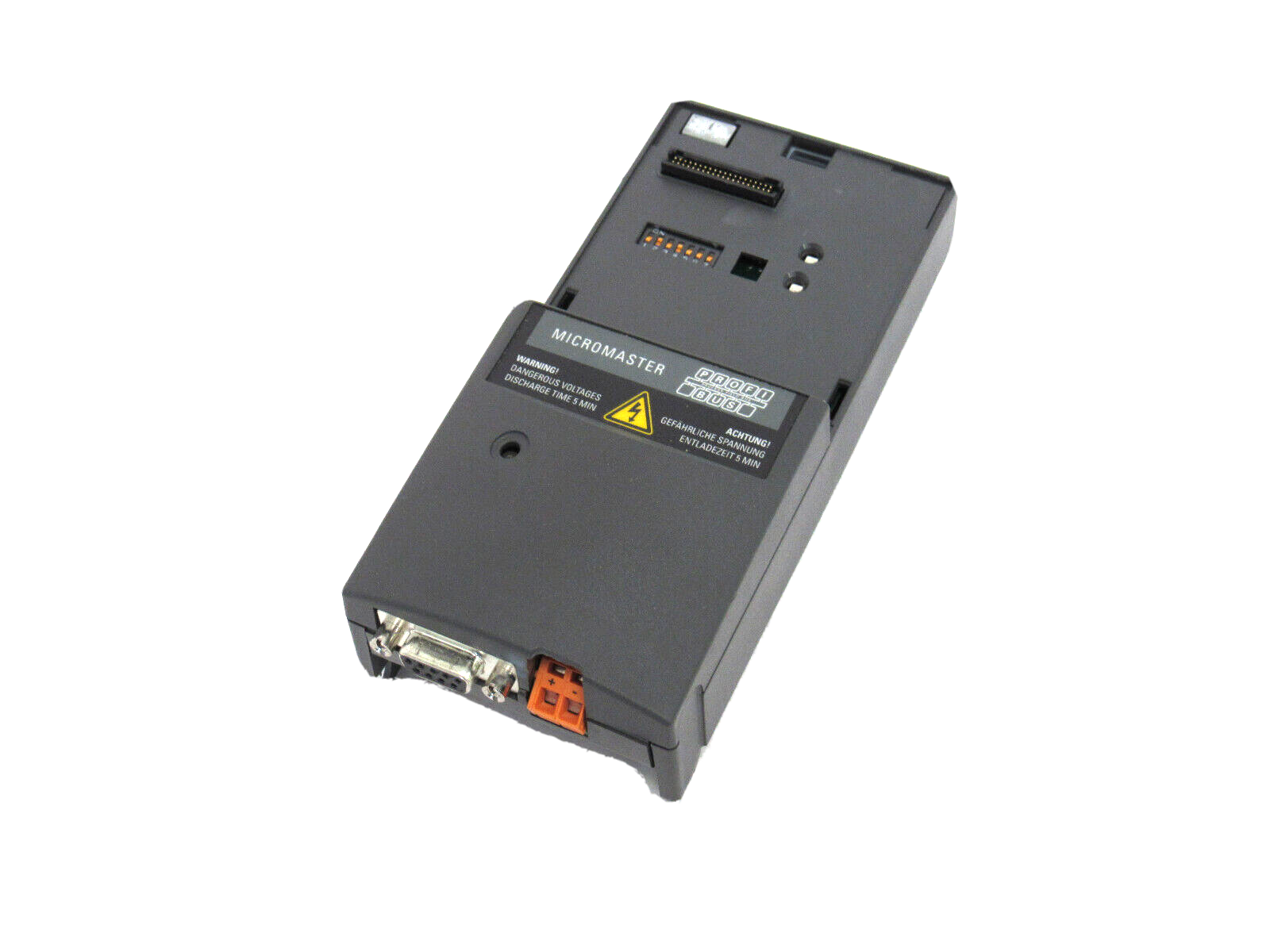 USED SIEMENS 6SE6400-1PB00-0AA0 MICROMASTER 4 PROFIBUS MODULE 6SE64001PB000AA0