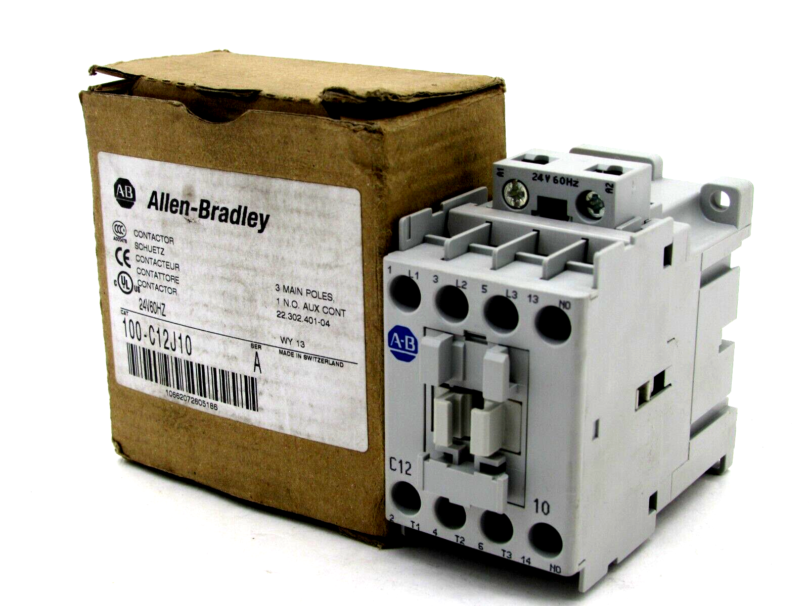 NEW ALLEN BRADLEY 100-C12J10 CONTACTOR SERIES A 100C12J10