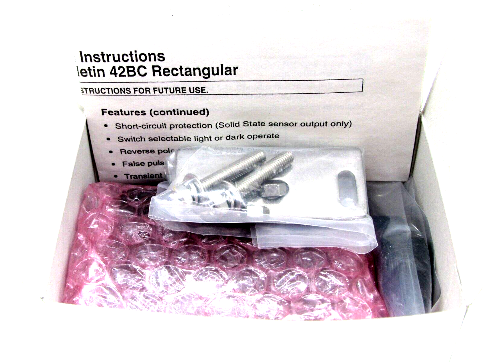 NEW ALLEN BRADLEY 42BC-B1CRAL-T4 PHOTO ELECTRIC SENSOR SERIES A ...