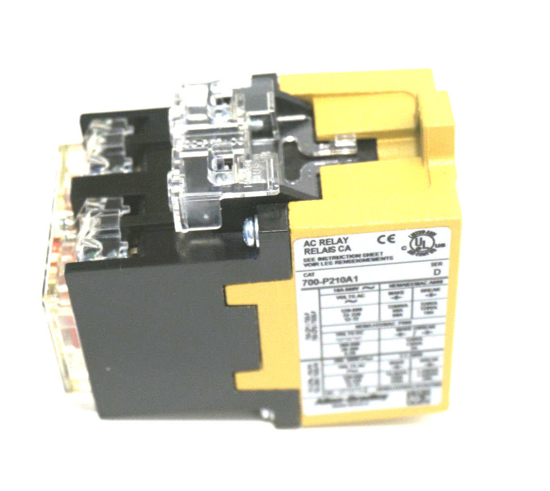 NEW ALLEN BRADLEY 700-P210A1 CONTROL RELAY SER. D 700P210A1 - Image 4
