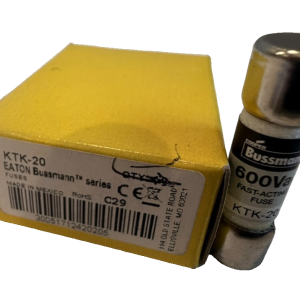 NEW BUSSMANN KTK-20 FUSES KTK20 5 COUNT
