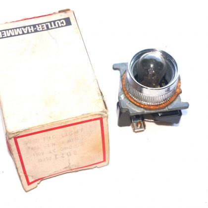 NEW CUTLER HAMMER 10250T201 PILOT LIGHT BASE