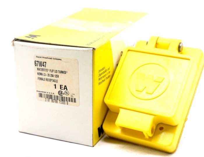 NEW DANIEL WOODHEAD 67W47 COVERPLATE NEMA L5-20R - Image 3