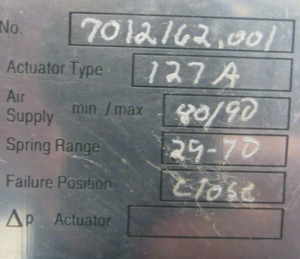 NEW FLOWSERVE 127A ACTUATED CONTROL VALVE 1" LOGIX 500MD 520MD-02-W1DEE-0000-GM2 - Image 5