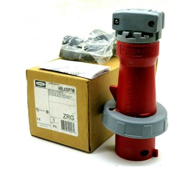 NEW HUBBELL HBL430P7W WATER TIGHT PIN AND SLEEVE PLUG
